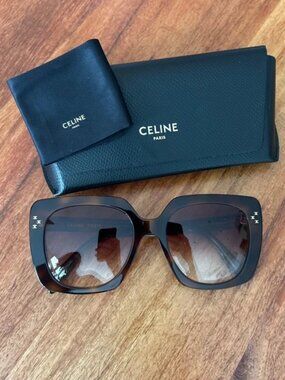 Celine Tortoiseshell Sunglasses